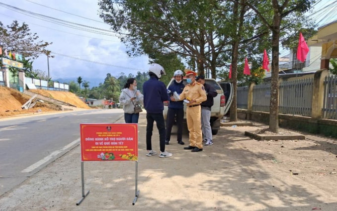 Quảng Nam: Trong 7 ngày tết Nguyên đán Ất Tỵ tai nạn giao thông toàn tỉnh giảm sâu cả 3 tiêu chí
