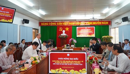 Sở Y tế Đồng Tháp tiếp đoàn JAMWEI Nhật Bản