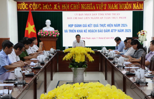 Ninh Thuận: Triển khai công tác bảo đảm an toàn thực phẩm năm 2025
