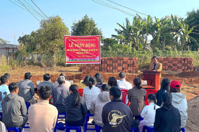 Gia Lai:  Xã Chư Á, TP. Pleiku xóa nhà tạm, nhà dột nát cho 14 hộ dân
