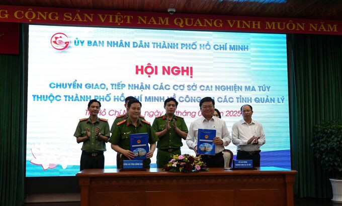 Chuyển giao, tiếp nhận các cơ sở cai nghiện ma túy thuộc TP. HCM về Công an các tỉnh quản lý