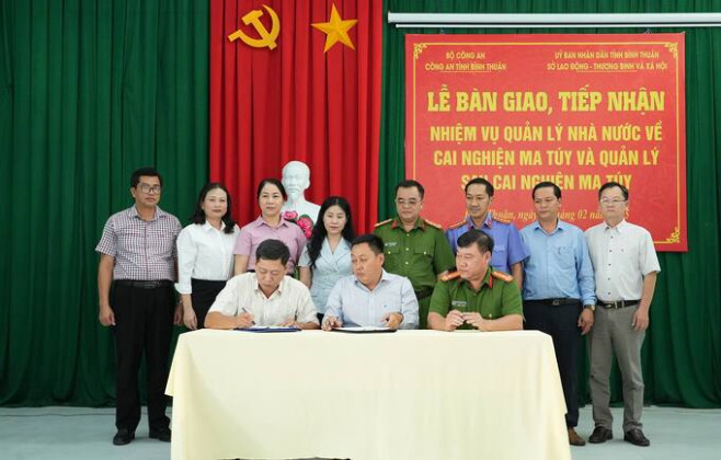 Bình Thuận: Chuyển giao cơ sở cai nghiện ma túy về Công an tỉnh
