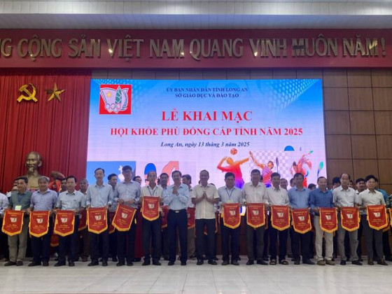 Long An: Khai mạc hội khỏe Phù Đổng cấp tỉnh năm 2025