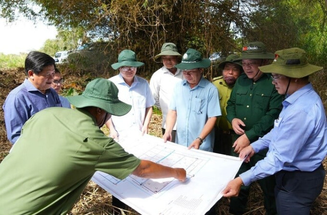Lãnh đạo tỉnh Cà Mau kiểm tra công tác phòng cháy, chữa cháy rừng U Minh Hạ
