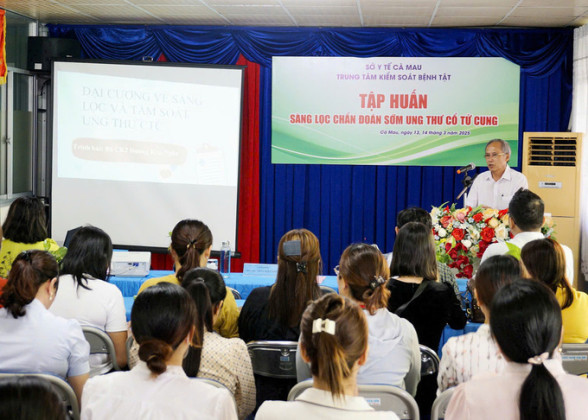 Cà Mau: Tập huấn sàng lọc chẩn đoán sớm ung thư cổ tử cung