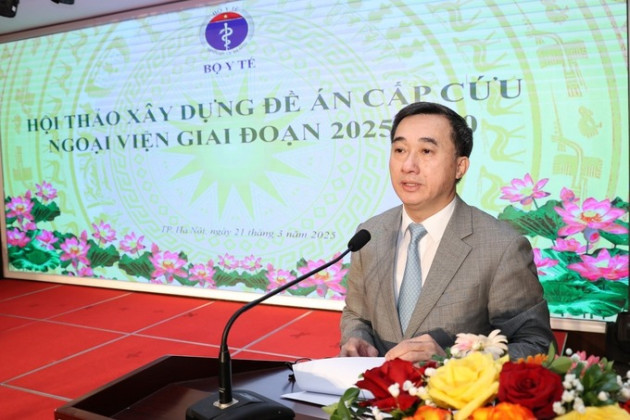 Bộ Y tế tổ chức hội thảo xây dựng đề án cấp cứu ngoại viện