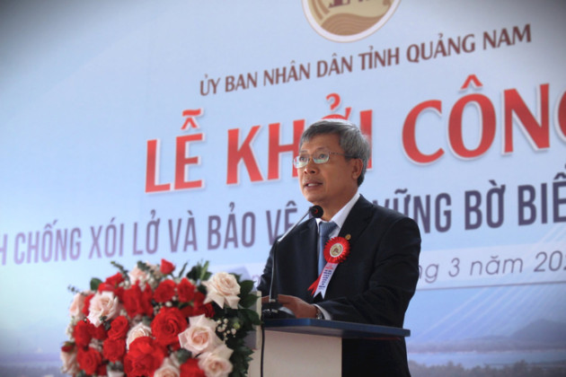 Quảng Nam: Khởi công công trình chống xói lở bờ biển Hội An tổng kinh phí gần 1.000 tỷ đồng