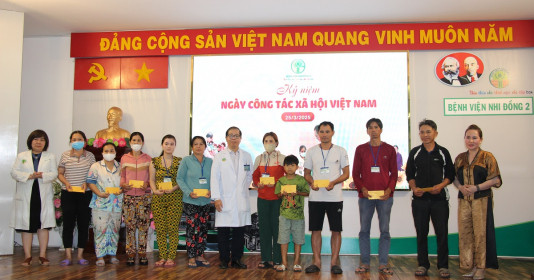 Bệnh viện Nhi đồng 2: Hơn 20 tỷ đồng hỗ trợ điều trị bệnh nhi trong năm 2024