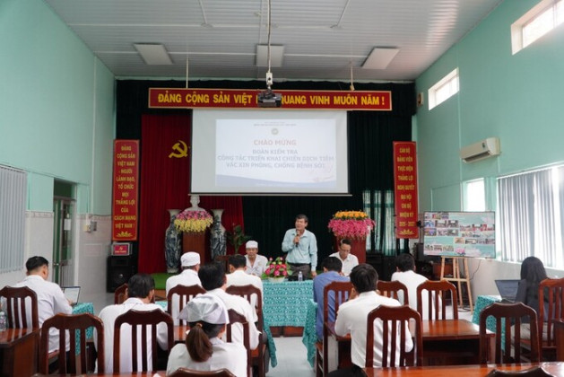 Đồng Tháp: Giám sát công tác phòng, chống bệnh sởi