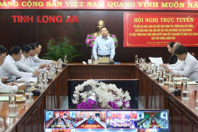 Long An: Đẩy nhanh thực hiện xóa nhà tạm, nhà dột nát