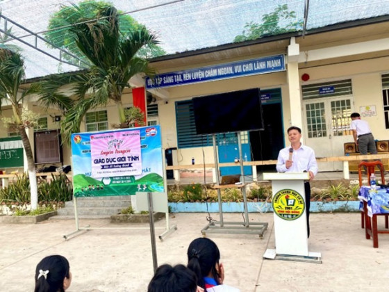 An Giang: Tuyên truyền chăm sóc sức khỏe sinh sản vị thành niên trong trường học