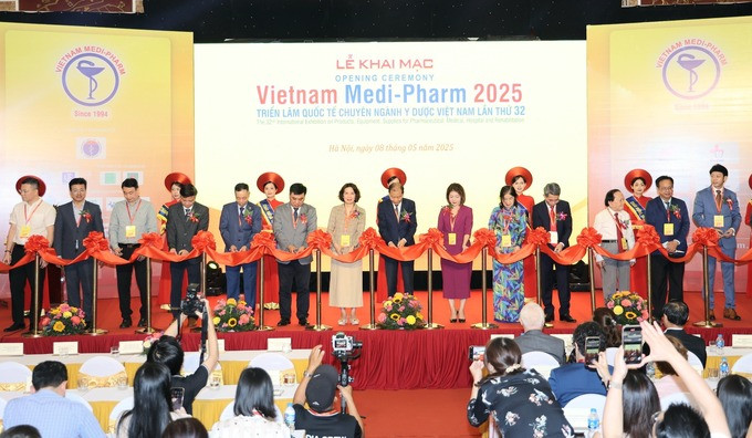 Khai mạc triển lãm quốc tế chuyên ngành y dược Việt Nam lần thứ 32 năm 2025