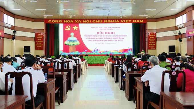Bình Dương: TP. Tân Uyên tổng kết 10 năm thực hiện Chỉ thị 05-CT/TW và kỷ niệm 135 năm ngày sinh Chủ tịch Hồ Chí Minh