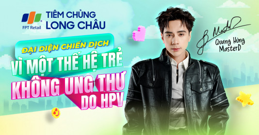 Quang Hùng MasterD là cái tên được Tiêm chủng Long Châu "chọn mặt gửi vàng" trong chiến dịch mới