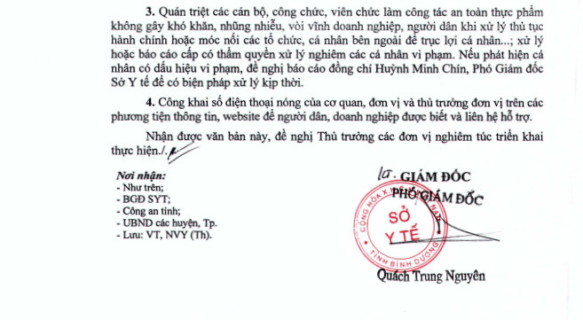Bình Dương: Sở y tế cảnh báo tình trạng lừa đảo trong lĩnh vực an toàn thực phẩm