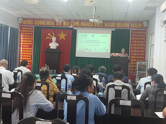 Cần Thơ tập huấn thu thập số liệu người khuyết tật tại huyện Cờ Đỏ