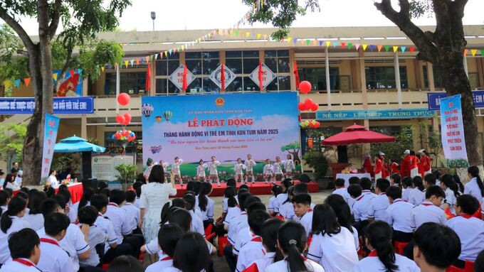 Kon Tum phát động tháng hành động vì trẻ em năm 2025