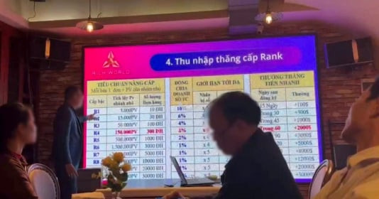 RICH WORLD: CẢNH BÁO LỪA ĐẢO, CHIẾM ĐOẠT TÀI SẢN THÔNG QUA MÔ HÌNH HOẠT ĐỘNG ĐA CẤP
