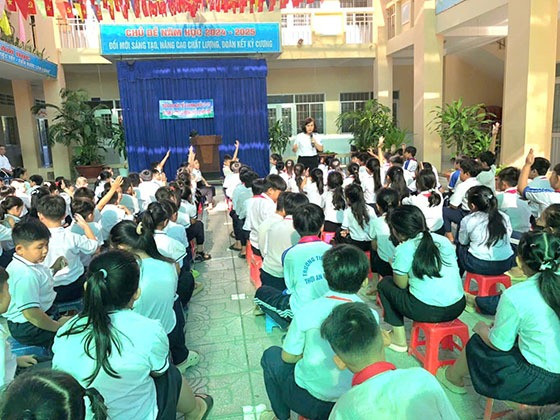 Cần Thơ: Truyền thông cho học sinh về phòng, chống tác hại thuốc lá hưởng ứng Ngày Thế giới không thuốc lá 31/5