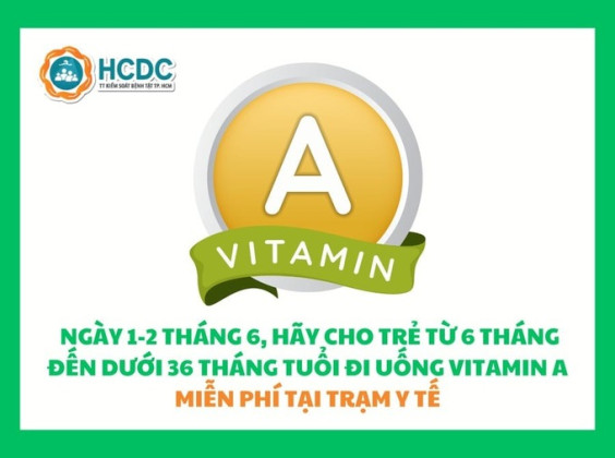 Bổ sung Vitamin A kịp thời cho trẻ từ 6 đến dưới 36 tháng tuổi