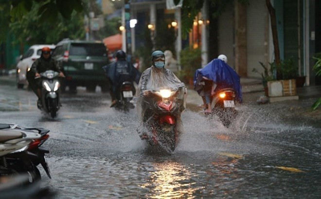 Dự báo khu vực mưa to nhất chiều tối và đêm nay