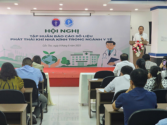 Tập huấn báo cáo phát thải khí nhà kính trong ngành y tế