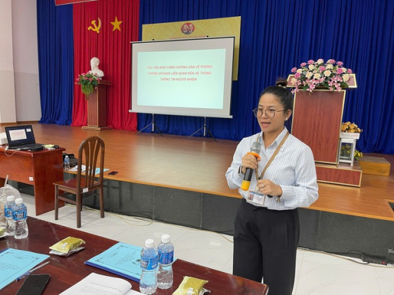 Tây Ninh: Hướng dẫn sử dụng tính năng mới trên phần mềm HIVINFO 4.0 và quản lý công tác phòng, chống HIV/AIDS