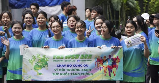 Trường Đại học Mở TP.HCM lan toả lối sống xanh qua Giải Việt dã truyền thống lần thứ 29