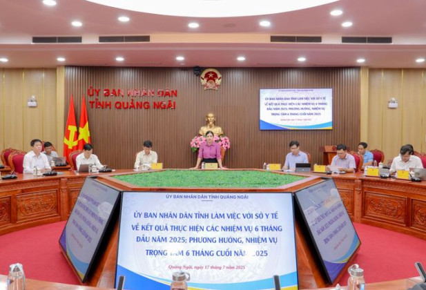 Sở Y tế tỉnh Quảng Ngãi hướng đến những nhiệm vụ trọng tâm 6 tháng cuối năm 2025