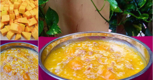 Những món hấp từ bí đỏ thơm ngon cho bé ăn dặm thun thút, tăng cân "vù vù"
