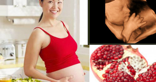Bà bầu ăn lựu có tốt không và thực hư chuyện ăn lựu để con có lúm đồng tiền