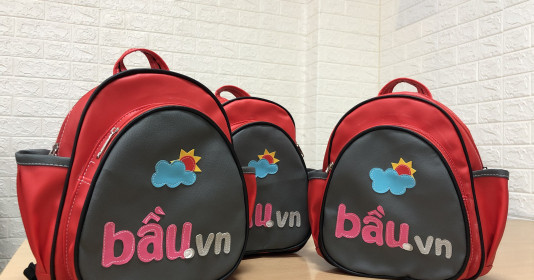Balo Jun kids tặng 03 balo mầm non.