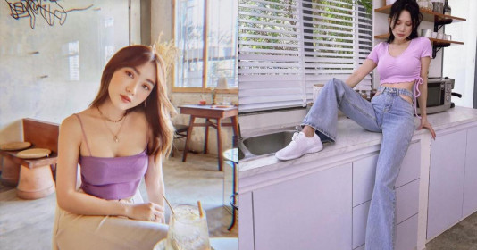 Bắt trend “tím lịm tìm sim” cùng các cô nàng hot Instagram 