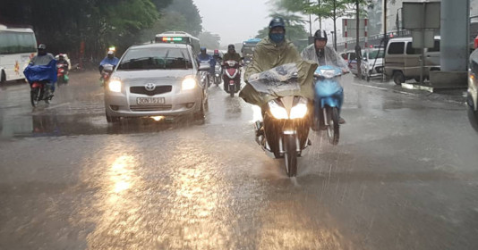 Dự báo thời tiết 3/7/2020: Mưa giông, nhiệt giảm nhẹ, thời tiết dễ chịu