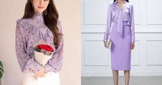 Nàng công sở đã kip bắt trend màu tím của năm nay chưa, nếu chưa thì nhớ lưu lại ngay các tips sau để theo kịp xu hướng