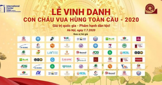 Video: Lễ vinh danh con cháu Vua Hùng toàn cầu 2020