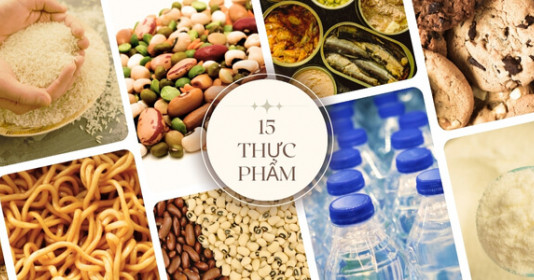 Lưu trữ và bảo quản thực phẩm đúng cách mùa mưa bão
