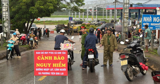 Sông Bưởi dâng cao gây ngập lụt tại xã Kim Tân: Hàng trăm hộ dân bị ảnh hưởng
