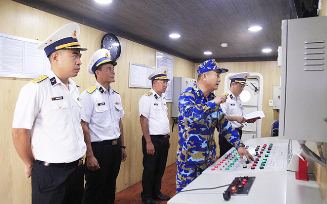 Lữ đoàn 162, Vùng 4 Hải quân tổ chức hội thi ứng phó sự cố trên tàu