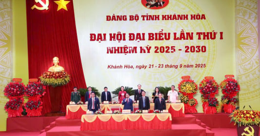Chủ tịch Quốc Hội Trần Thanh Mẫn dự và chỉ đạo Đại hội  Đảng bộ tỉnh Khánh Hoà