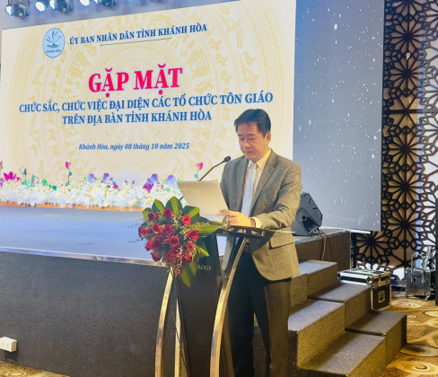 Khánh Hòa gặp mặt chức sắc, chức việc tôn giáo