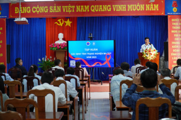 Cà Mau: Tập huấn xác định tình trạng nghiện ma túy năm 2025