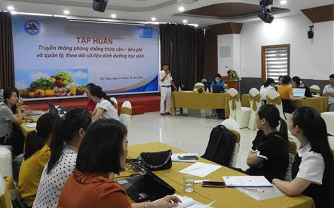 Tăng cường năng lực quản lý và theo dõi dinh dưỡng học sinh tại Đà Nẵng