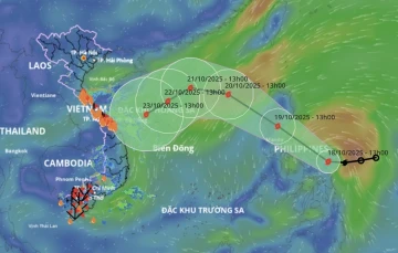 Bão số 12 Fengshen giật cấp 11, khả năng đột ngột 'đổi hướng'