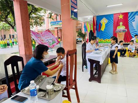 Đà Nẵng: Triển khai tiêm vắc xin uốn ván - bạch hầu tại Trung tâm Y tế khu vực Liên Chiểu