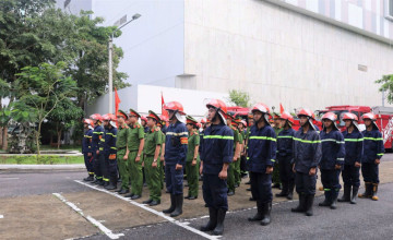 Hướng tới thực tập phương án chữa cháy, cứu nạn, cứu hộ quy mô lớn tại Khánh Hòa
