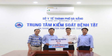 Sở Y tế Thái Nguyên hỗ trợ 1 tấn bột Cloramin B cho Đà Nẵng