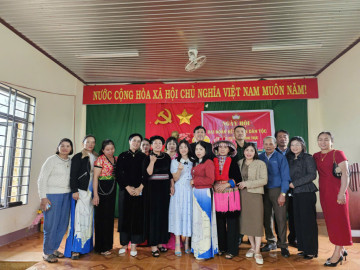 Lâm Đồng: Sôi nổi Ngày hội Đại đoàn kết toàn dân tại bon Đắk Huýt, xã Quảng Trực