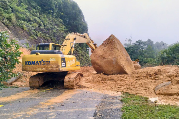 Khánh Hòa: Chuẩn bị phương án nổ mình thông tuyến đèo Khánh Lê