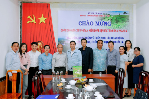 Trao đổi kinh nghiệm về chương trình phòng, chống tác hại thuốc lá tại tỉnh Cà Mau